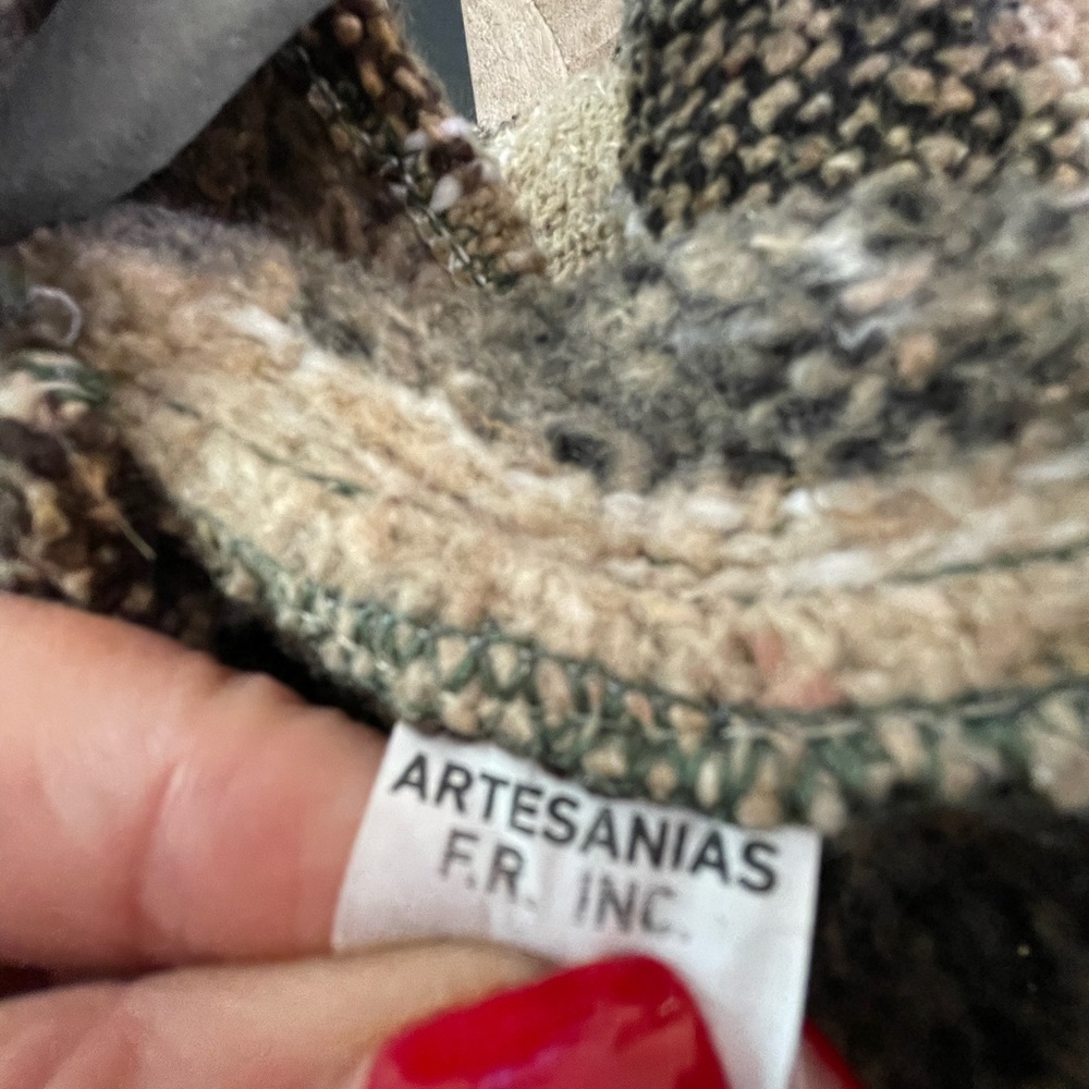 Artesanias Baja Mexican Hoodie Sz Lg - Picture 7 of 10